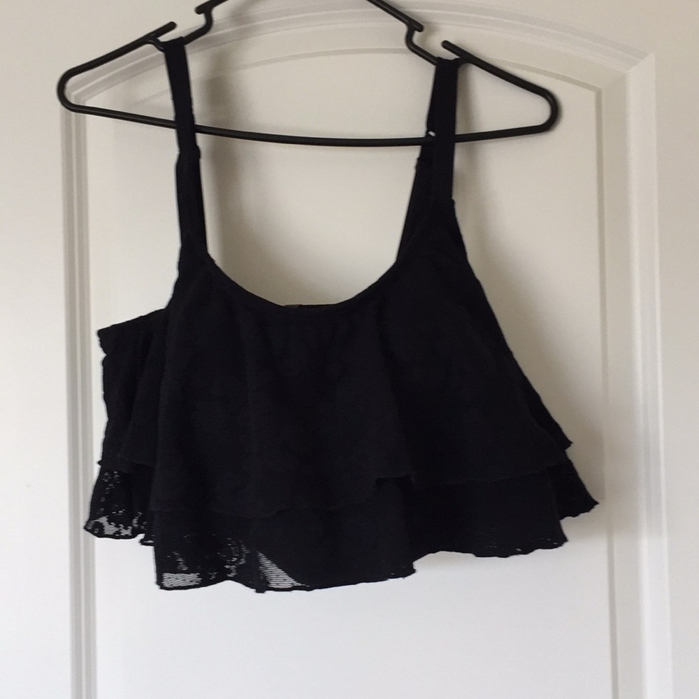 Torrid flouncy bikini top